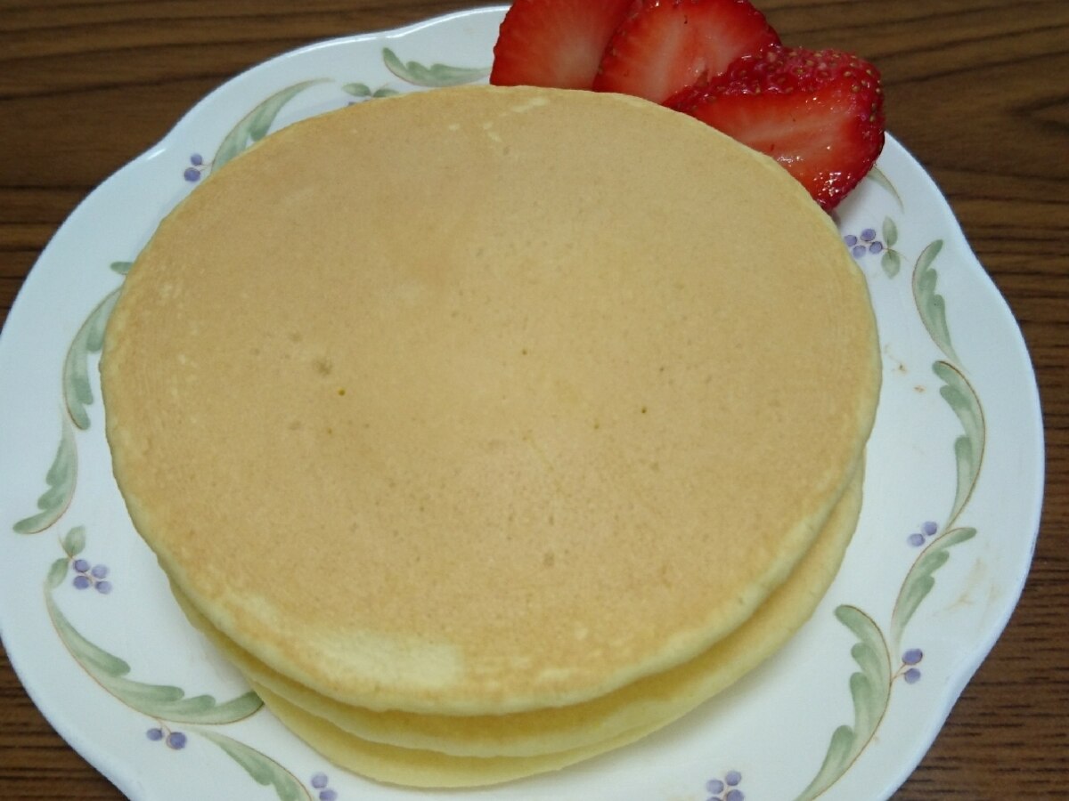 離乳食 後期 完了期 1歳 ふわふわホットケーキ レシピ 作り方 By ℳママ 楽天レシピ 離乳食 後期 完了期 1歳 ふわふわホットケーキ レシピ 作り方 By ℳママ 楽天レシピ
